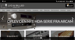 Desktop Screenshot of lyd-billed.dk